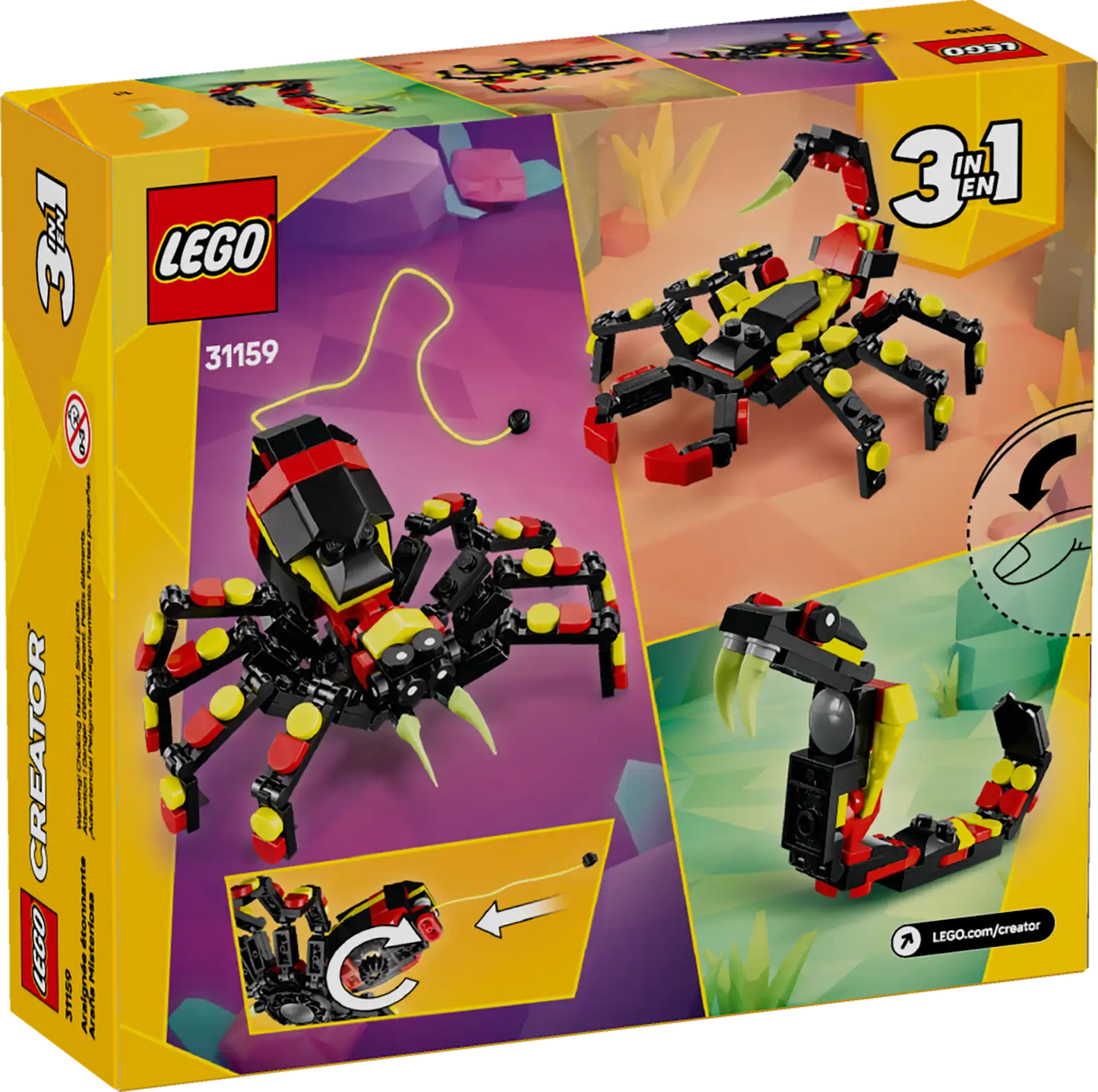 LEGO® Creator 3in1 Wild Animal: Surprising Spider 31159