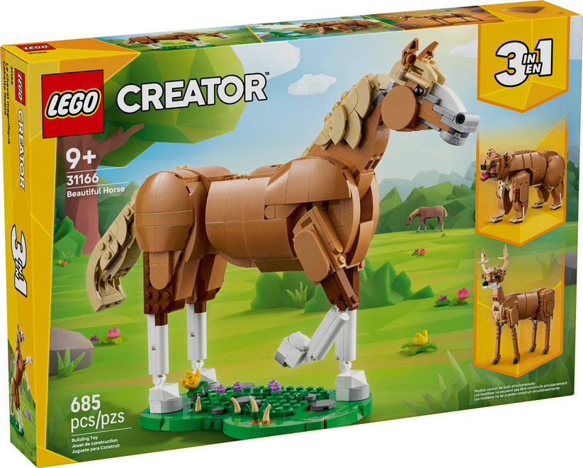 AVAILABLE NOW! LEGO® Creator Beautiful Horse 31166