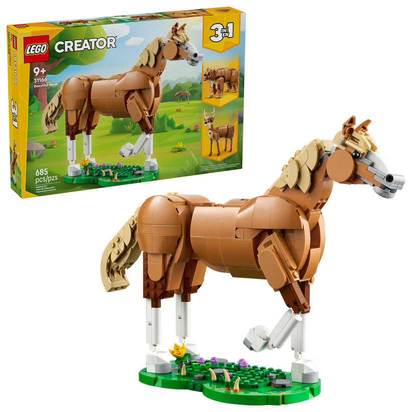AVAILABLE NOW! LEGO® Creator Beautiful Horse 31166
