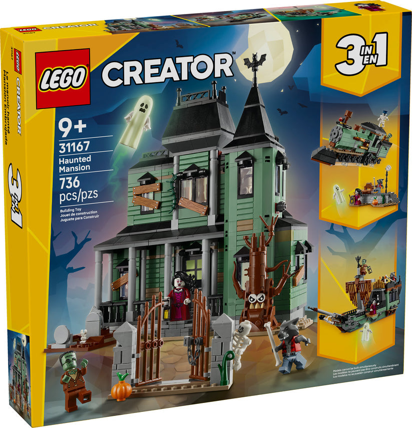 AVAILABLE NOW! LEGO® Creator Haunted Mansion 31167