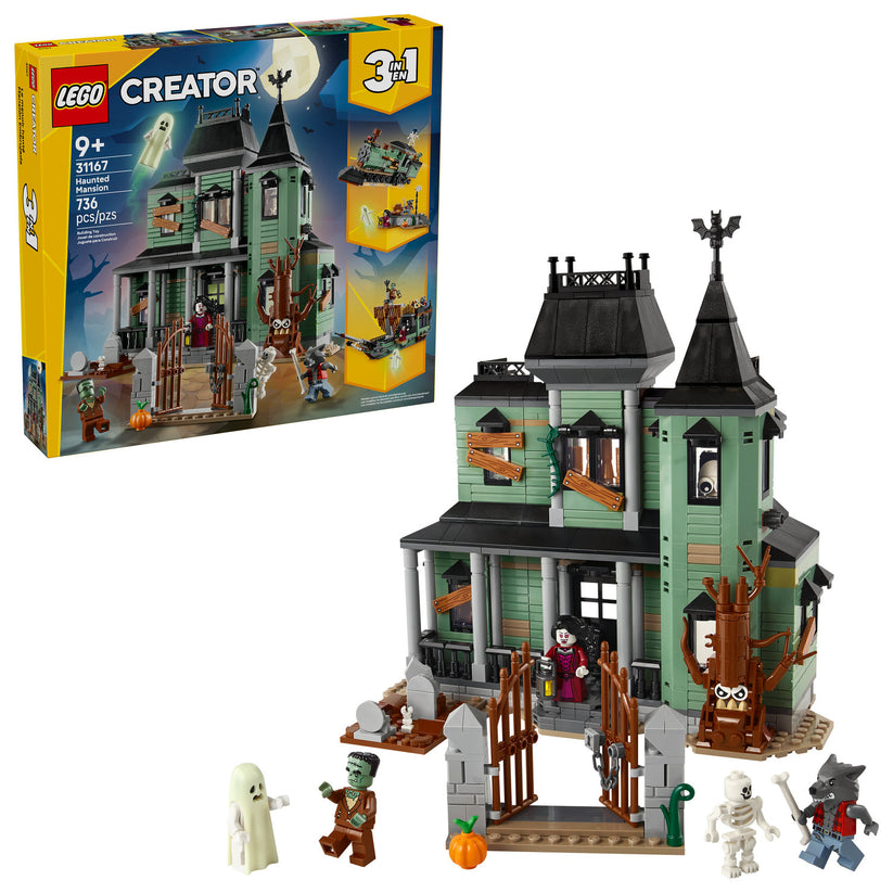 AVAILABLE NOW! LEGO® Creator Haunted Mansion 31167