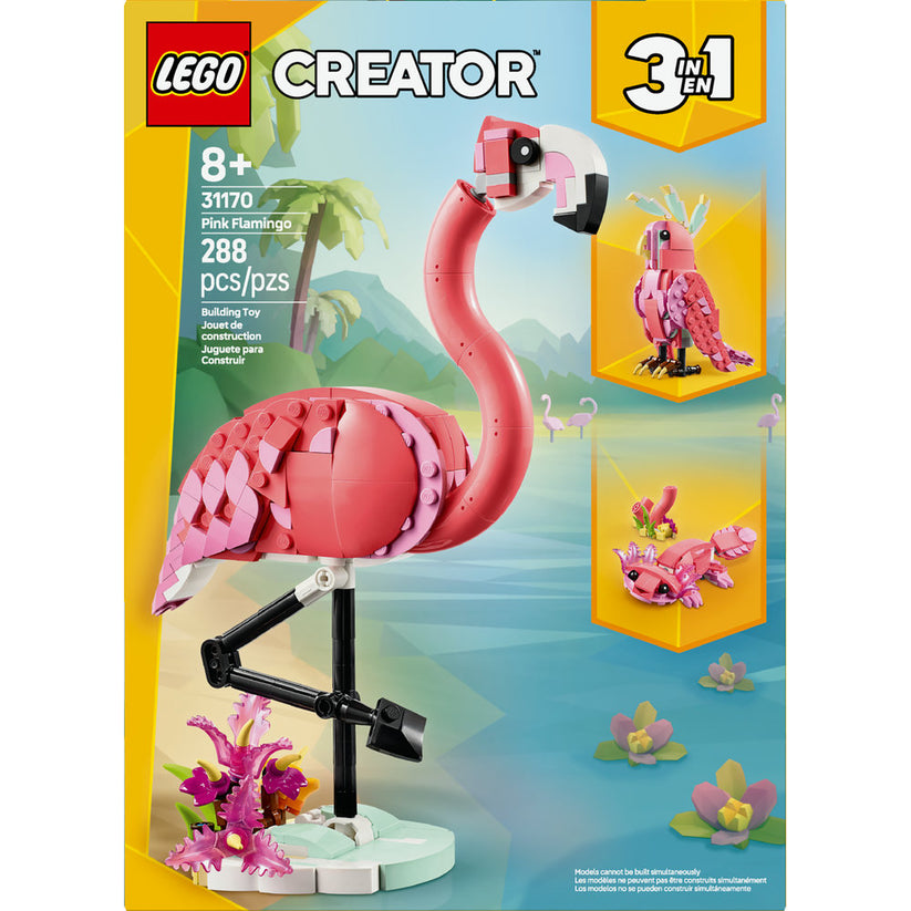 LEGO® Creator 3in1 Wild Animals: Pink Flamingo 31170