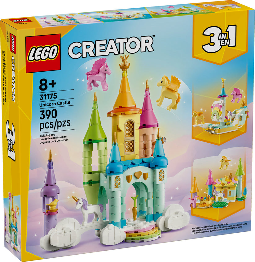 AVAILABLE NOW! LEGO® Creator Unicorn Castle 31175