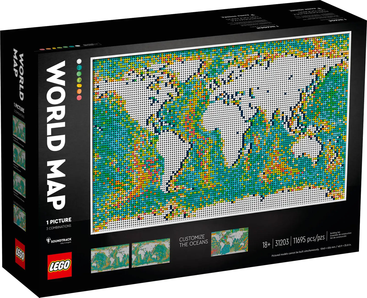 LEGO® Art World Map 31203 (Retired)