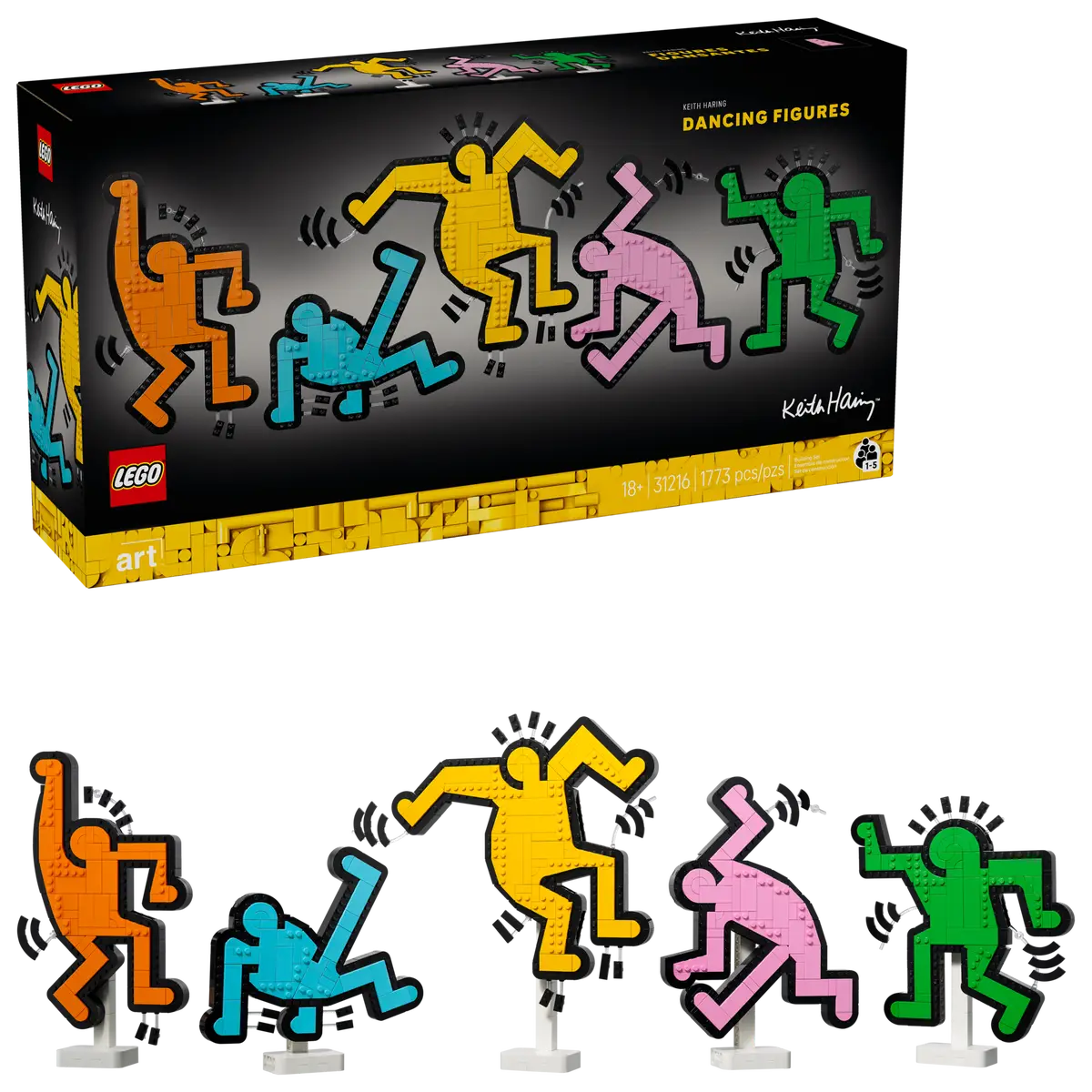 LEGO® Keith Haring – Dancing Figures 31216