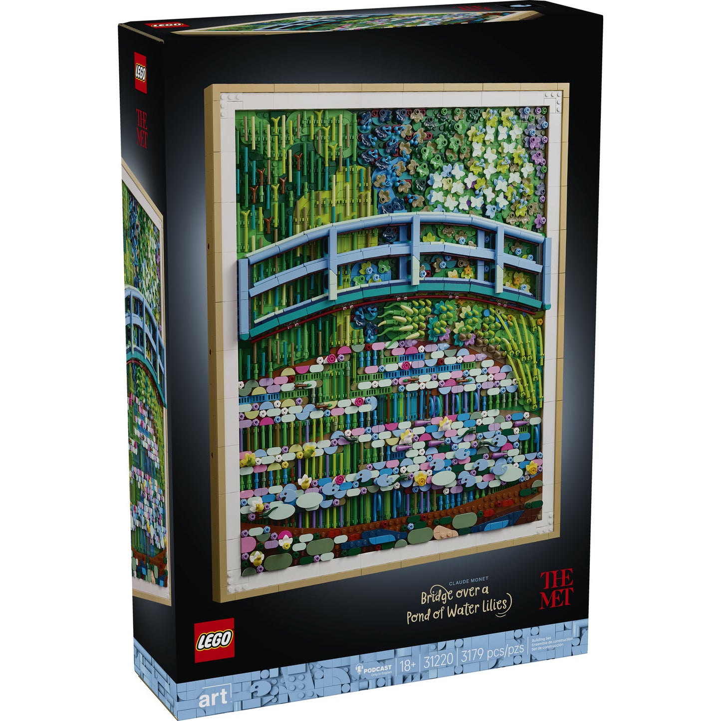LEGO® ART Claude Monet - Bridge over a Pond of Water Lilies 31220