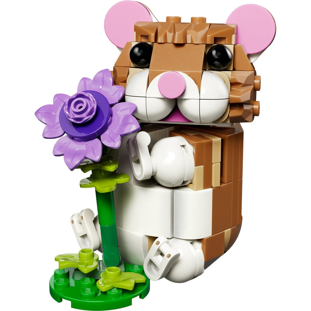 LEGO® Creator Cute Hamster with a Flower 31376