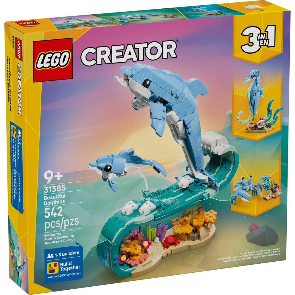 LEGO® Creator Sea Animals: Beautiful Dolphins 31385