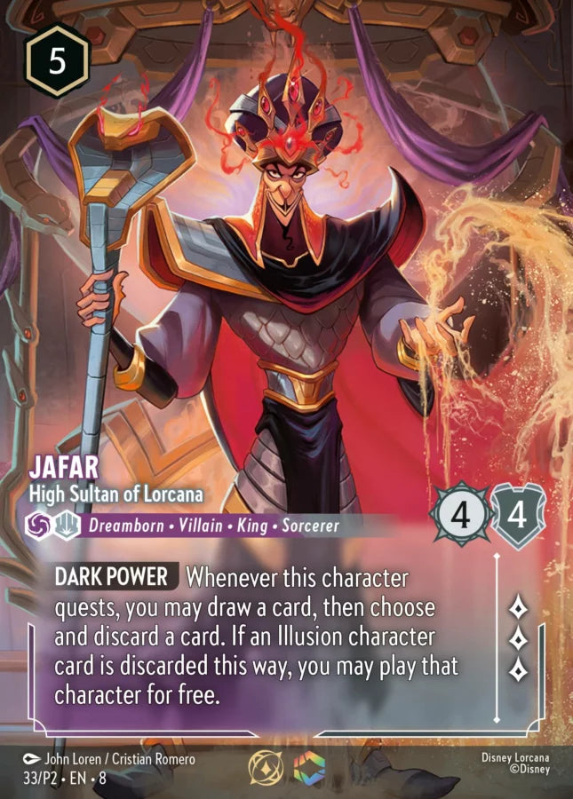 Reign of Jafar Lorcana Championship Registration (includes 1x Booster Pack)