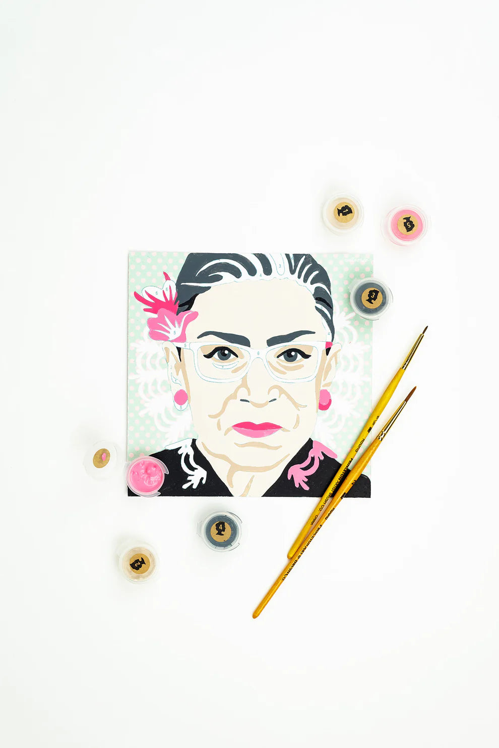 Ruth Bader Ginsburg MINI Paint-by-Number Kit