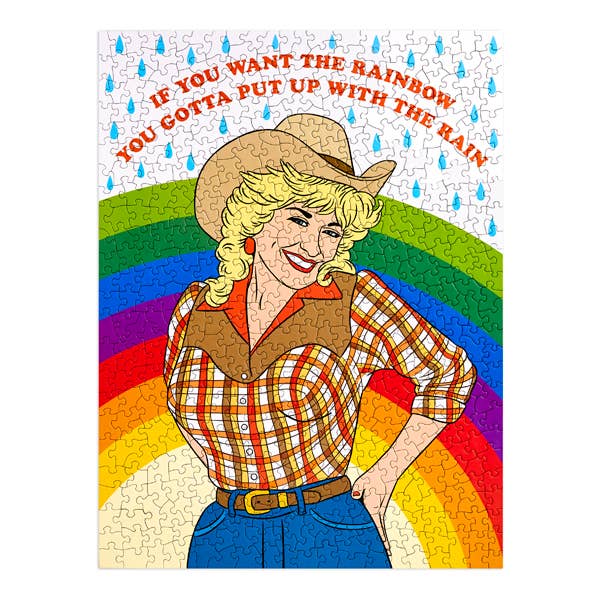 Dolly Cowgirl Rainbow 500 Piece Puzzle
