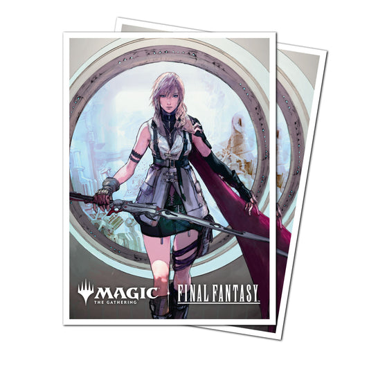 MAGIC: THE GATHERING®—FINAL FANTASY™ Lightning, Army of One 105ct APEX® DECK PROTECTOR® Sleeves for Magic: The Gathering