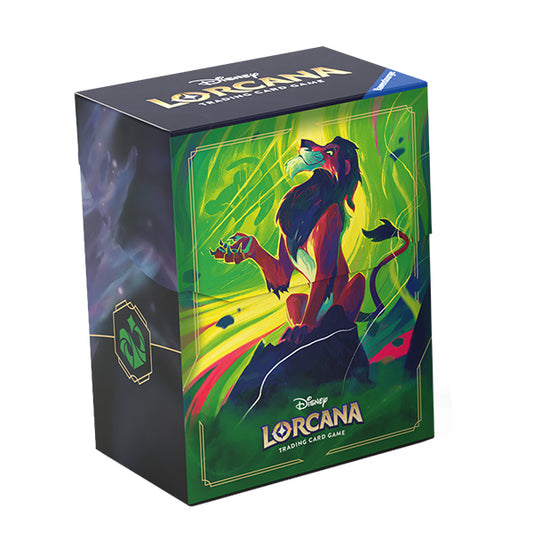 Disney Lorcana Deck Box: Azurite Sea - Scar, Vengeful Lion