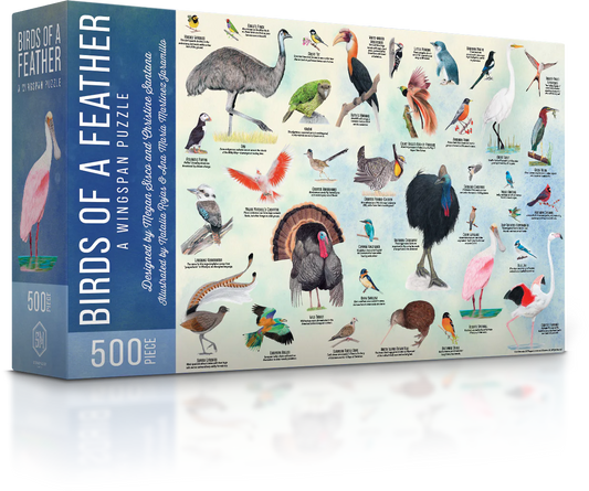 Birds of a Feather: 500-Piece Wingspan Puzzle