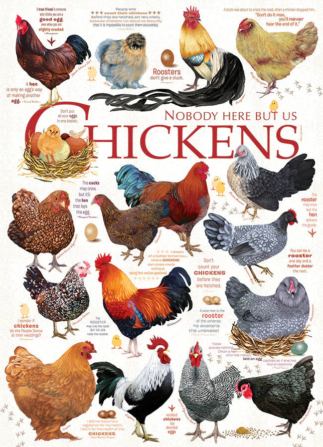 Chicken Quotes - 1000 Piece Puzzle