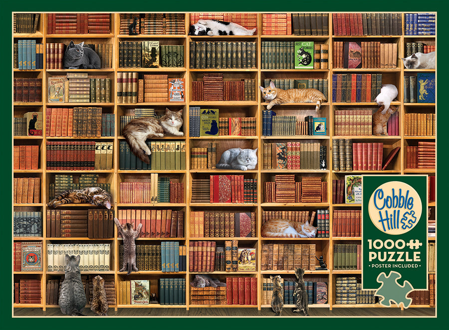The Cat Library | 1000 Piece Puzzle