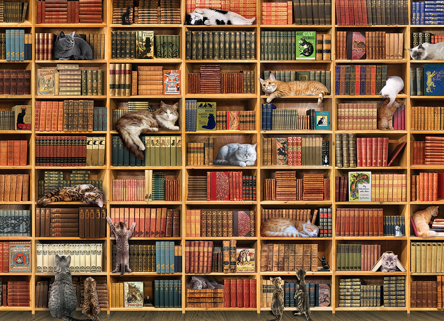The Cat Library | 1000 Piece Puzzle