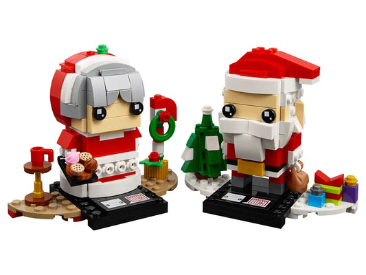 LEGO® BrickHeadz™ Mr. Claus & Mrs. Claus 40274 (Retired)