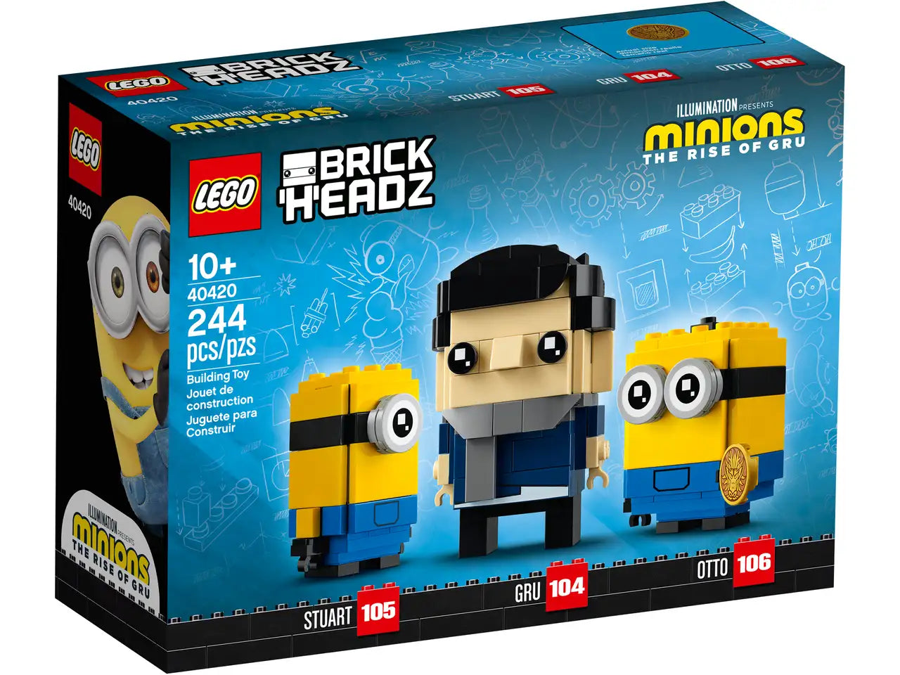 LEGO® BrickHeadz™ Gru, Stuart and Otto 40420 (Retired)