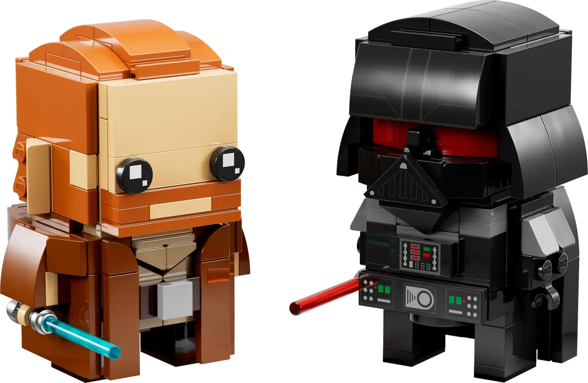 LEGO® RENTAL: BrickHeadz™ Star Wars Obi-Wan Kenobi and Darth Vader 40547