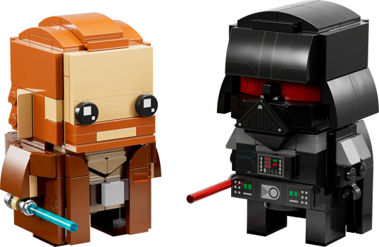 LEGO® RENTAL: BrickHeadz™ Star Wars Obi-Wan Kenobi and Darth Vader 40547