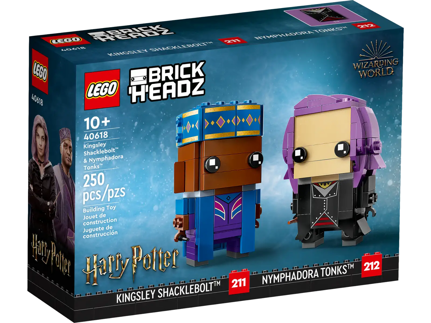 LEGO® BrickHeadz™ Harry Potter™ Kingsley Shacklebolt™ & Nymphadora Tonks™ 40618 (Retired)