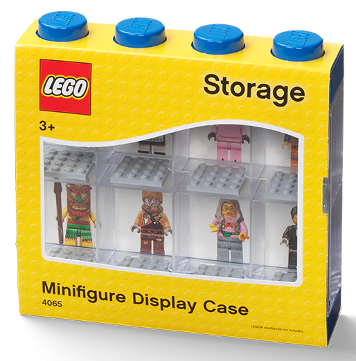 40650005 LEGO Minifigure Display Case (Blue)