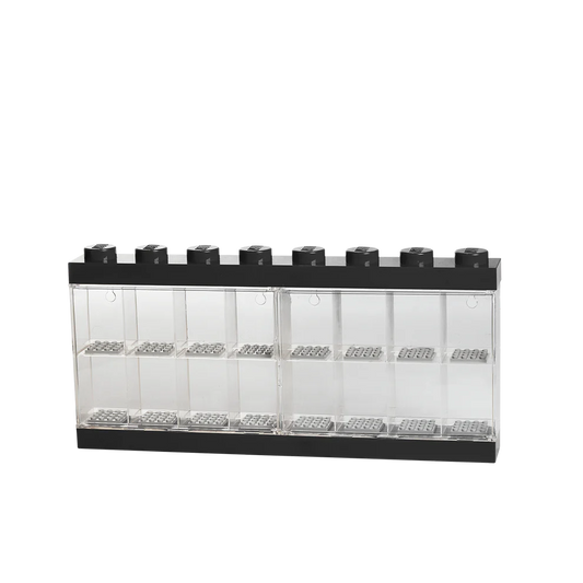 LEGO® Minifigure Display Case (Black) - Large