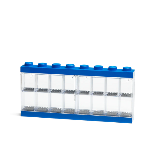 40660006 LEGO Minifigure Display Case (Blue) - Large