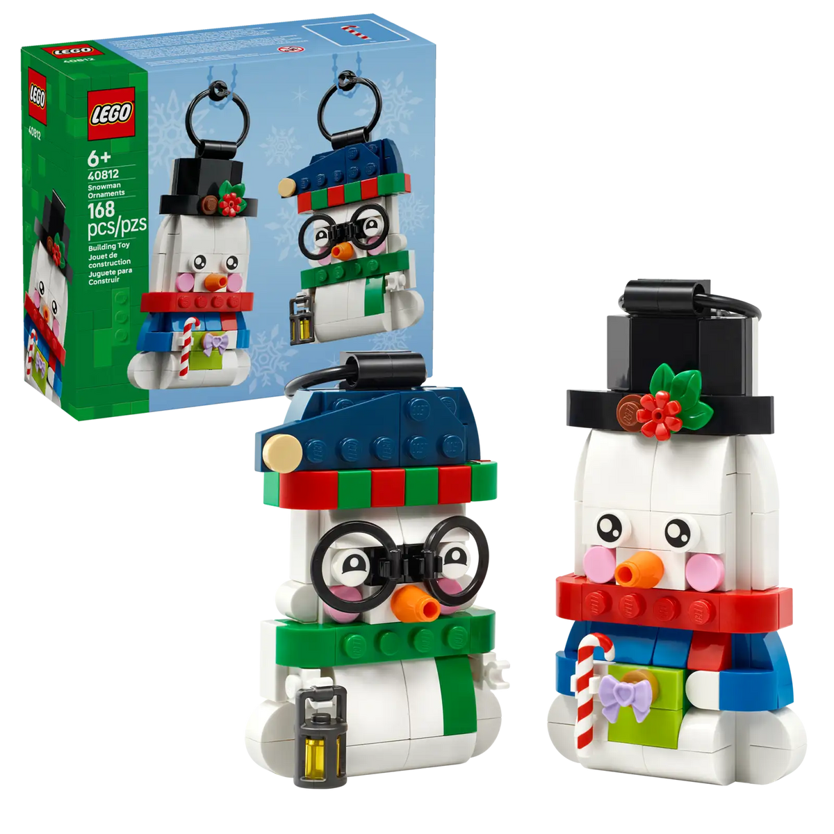 LEGO® Seasonal Snowman Ornaments 40812