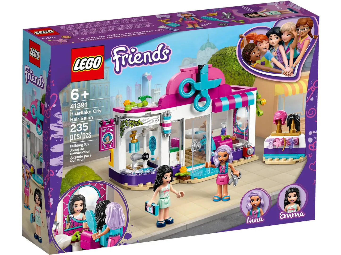 CERTIFIED USED: LEGO® Friends Heartlake City Hair Salon 41391 (Retired)