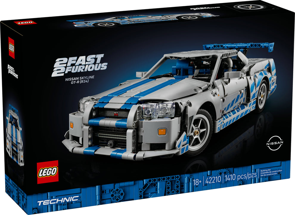 LEGO® Technic™ 2 Fast 2 Furious Nissan Skyline GT-R (R34) Car 42210