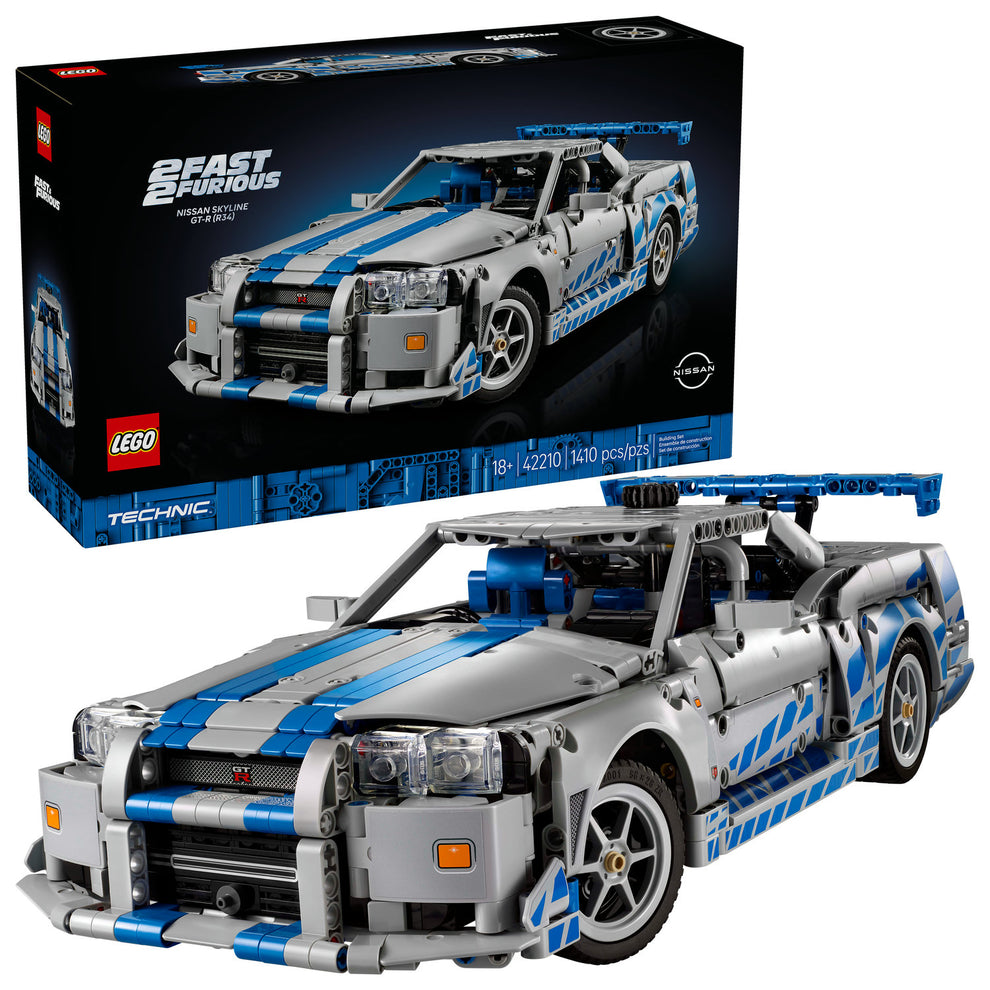 LEGO® Technic™ 2 Fast 2 Furious Nissan Skyline GT-R (R34) Car 42210