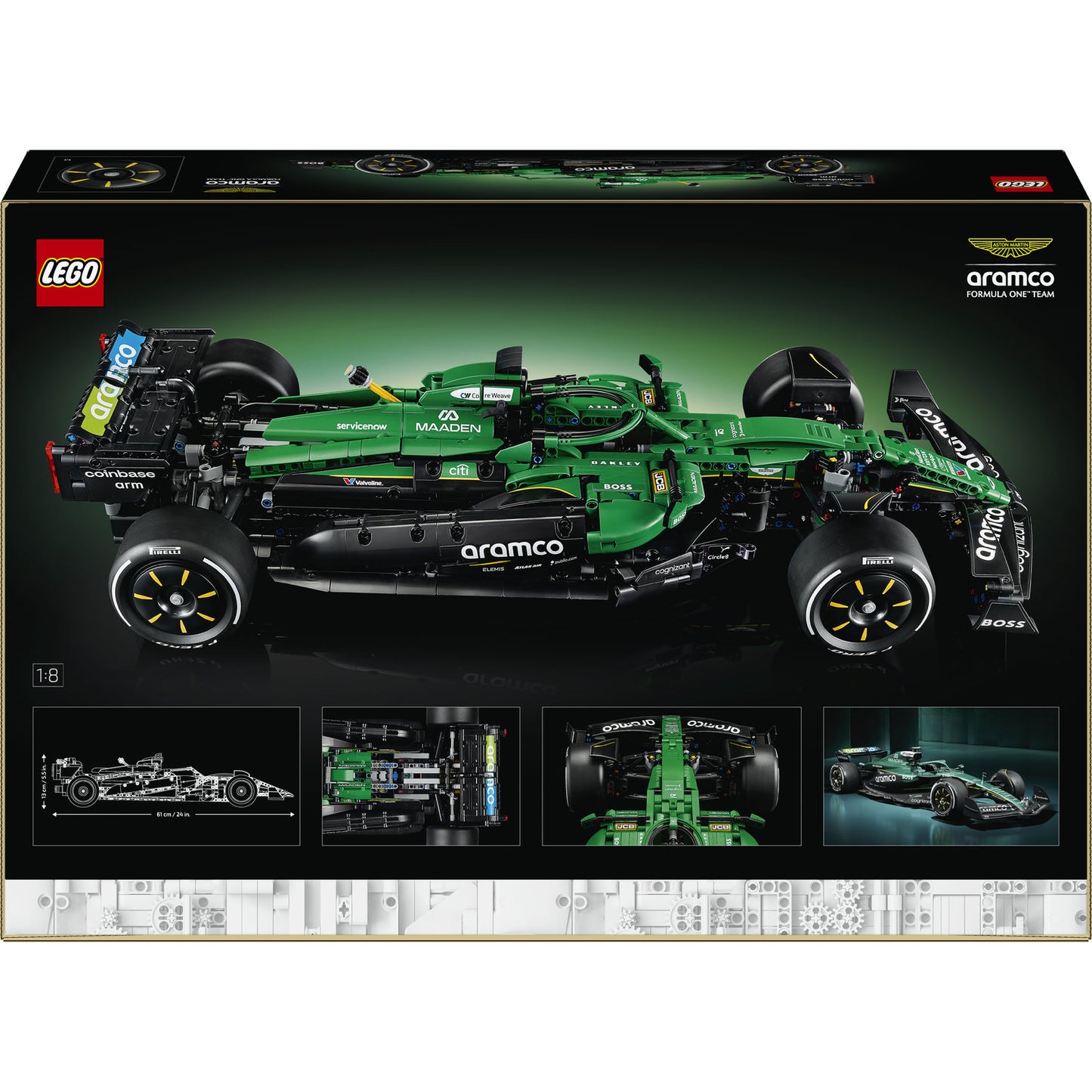 PREORDER NOW! LEGO® Technic™ Aston Martin Aramco AMR25 F1® Car 42240