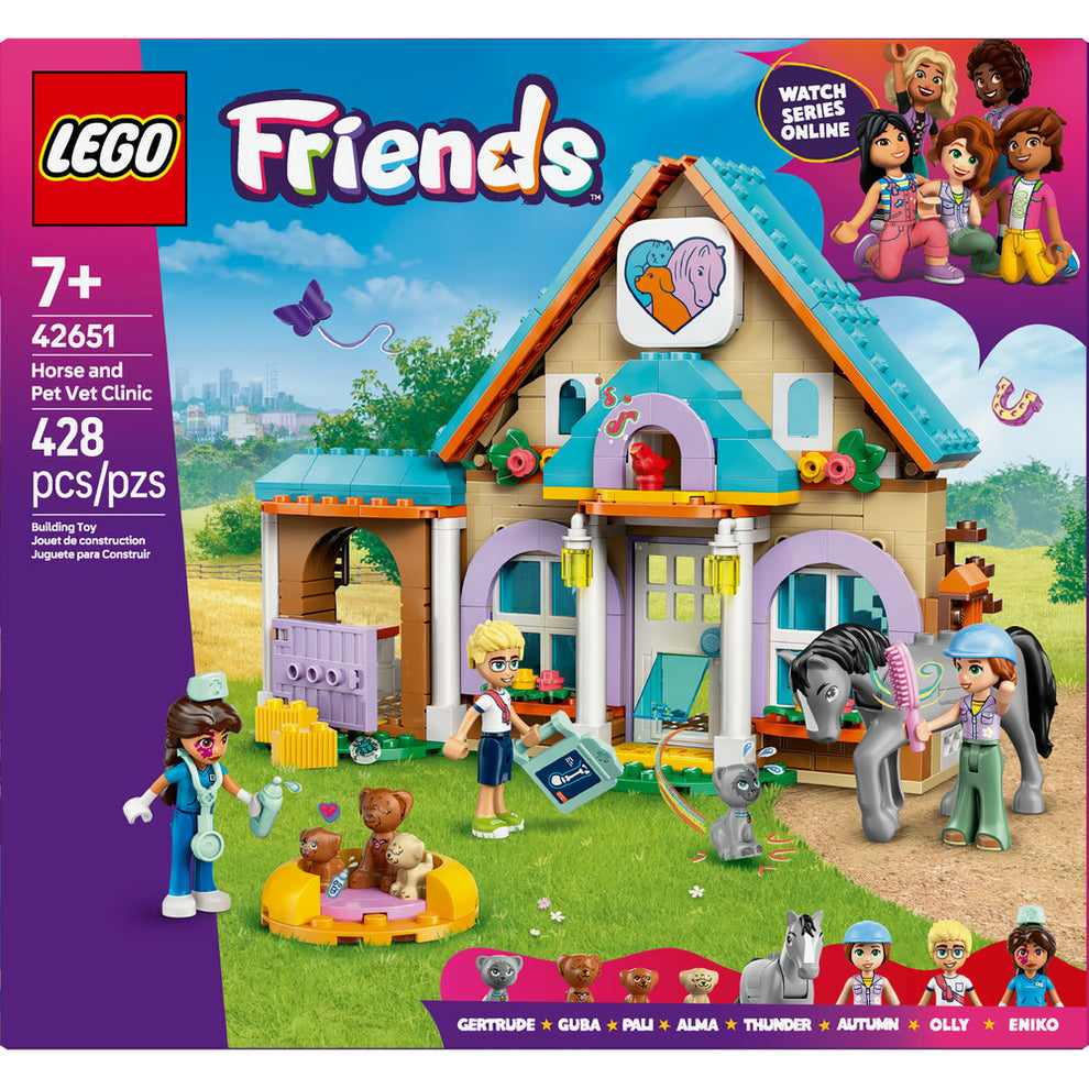 LEGO® Friends Horse and Pet Vet Clinic 42651