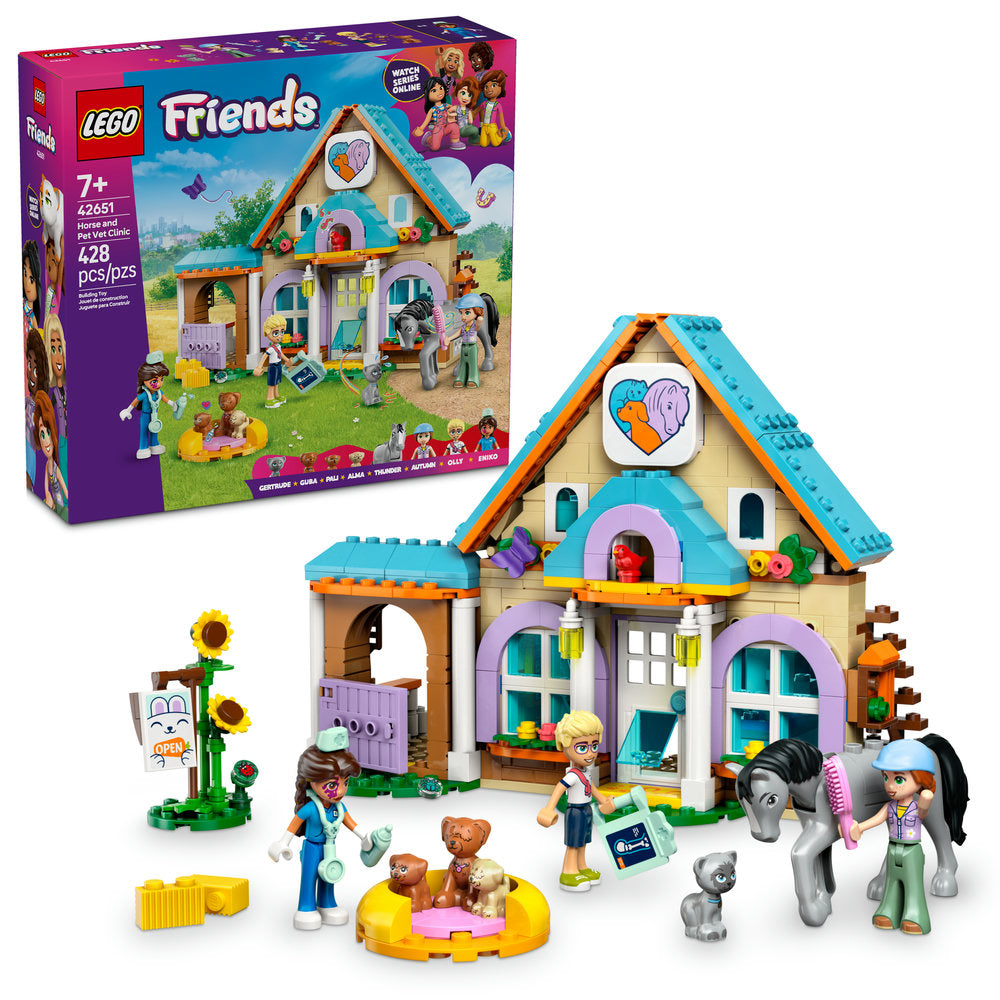 LEGO® Friends Horse and Pet Vet Clinic 42651