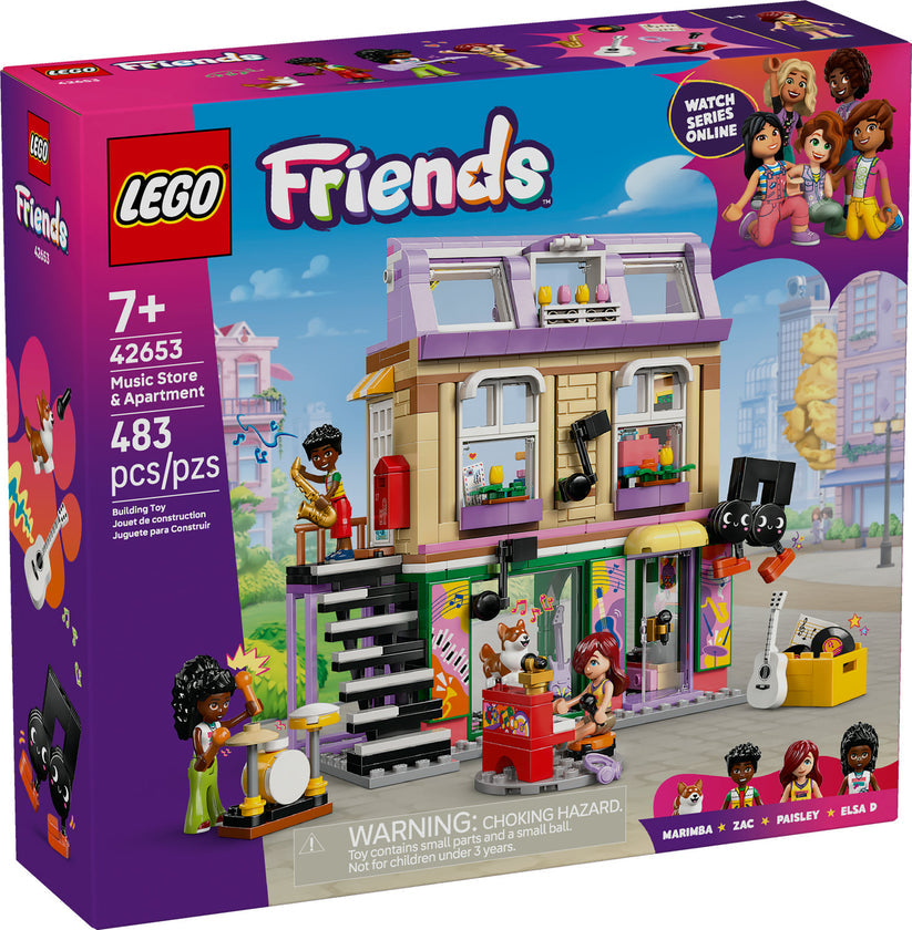 LEGO® Friends Music Store & Apartment 42653