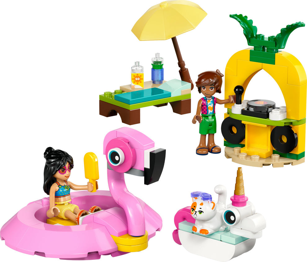LEGO® Friends Unicorn & Flamingo Pool Party 42658