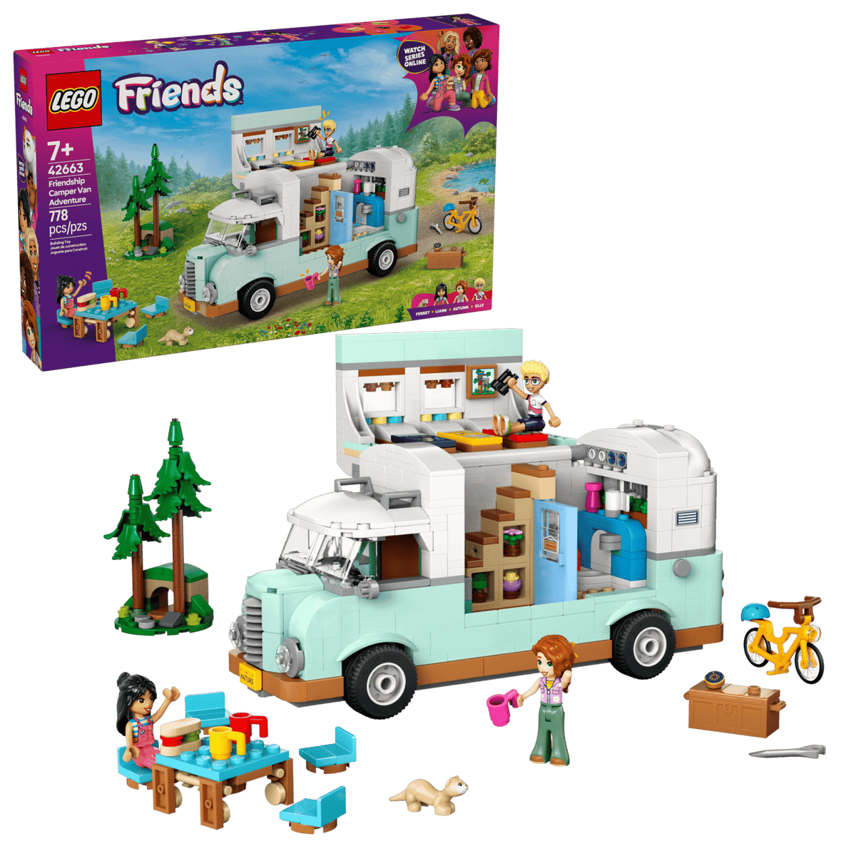 LEGO® Friends Friendship Camper Van Adventure 42663