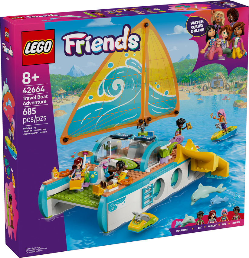 LEGO® Friends Travel Boat Adventure 42664