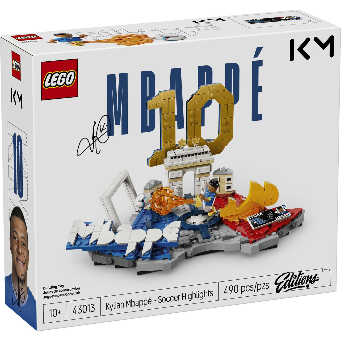 LEGO® Editions Football Kylian Mbappé - Soccer Highlights 43013