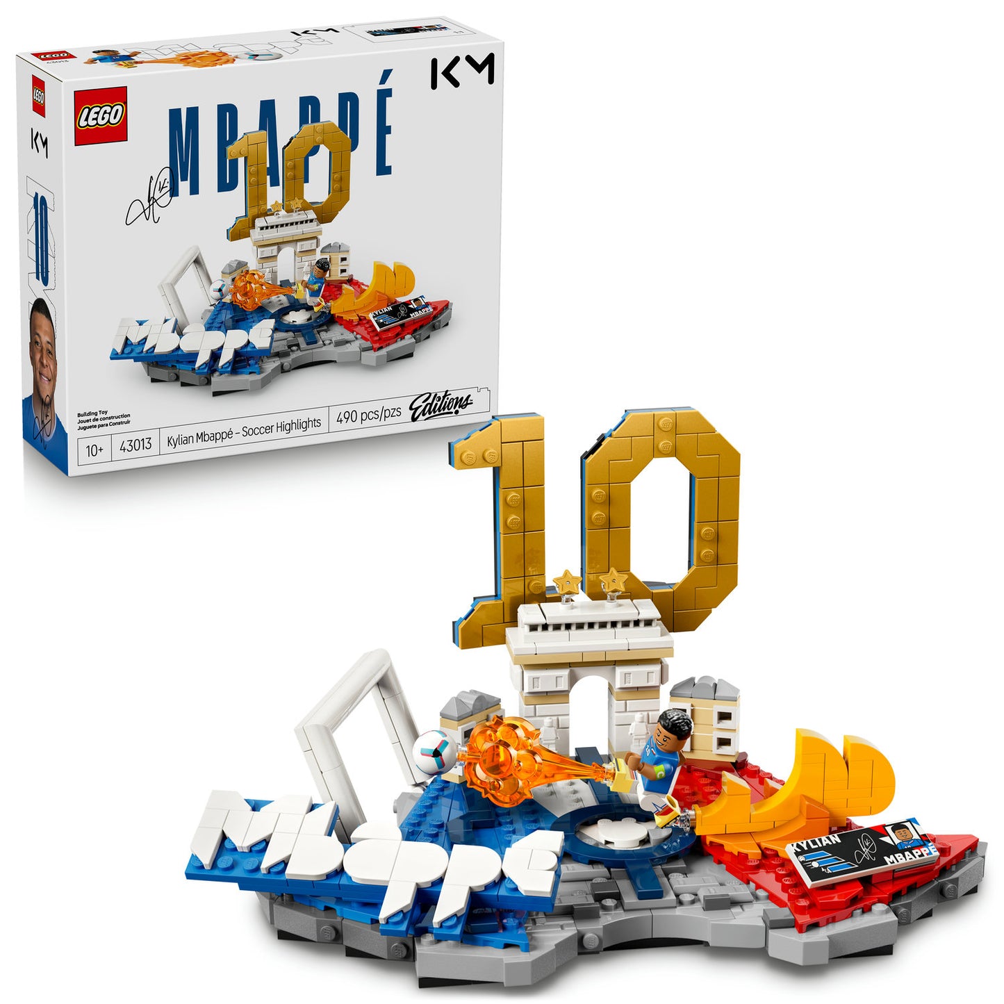 LEGO® Editions Football Kylian Mbappé - Soccer Highlights 43013