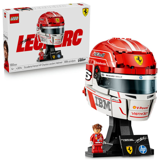 LEGO® Editions Formula 1 Scuderia Ferrari HP Charles Leclerc Helmet 43014