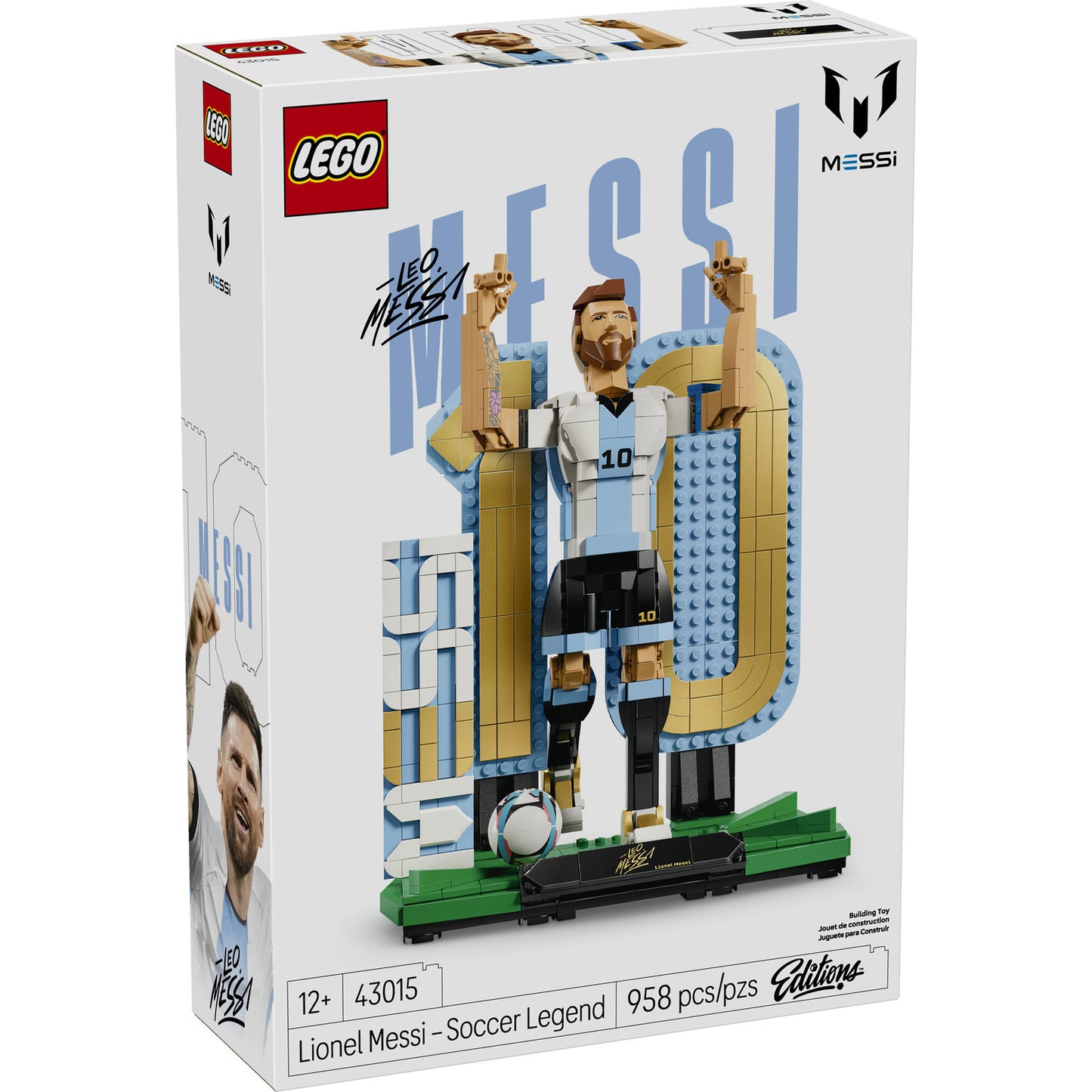 LEGO® Editions Football Lionel Messi - Soccer Legend 43015
