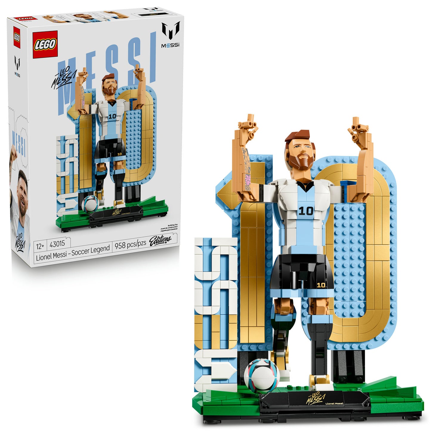 LEGO® Editions Football Lionel Messi - Soccer Legend 43015