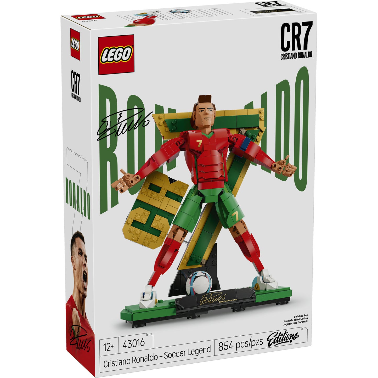 LEGO® Editions Football Cristiano Ronaldo - Soccer Legend 43016