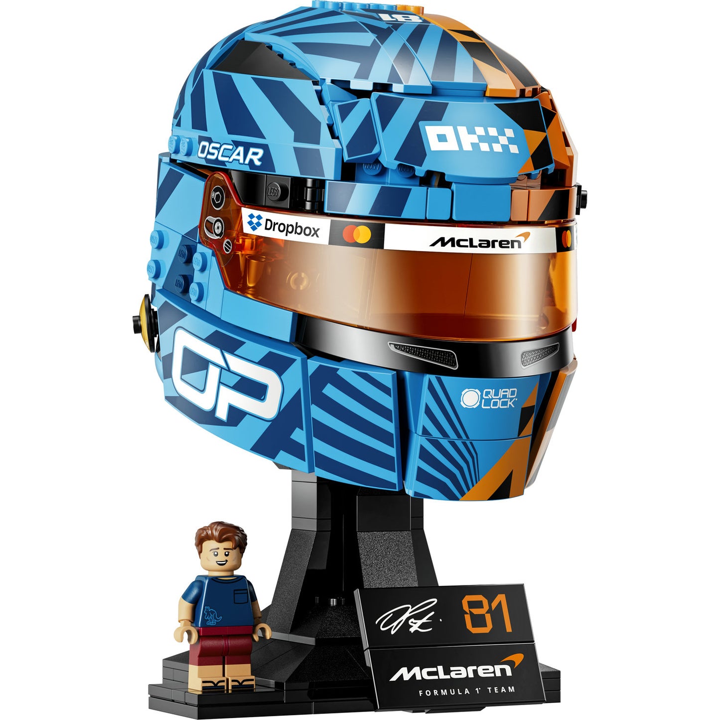 LEGO® Editions Formula 1 McLaren Mastercard F1 Team Oscar Piastri Helmet 43017