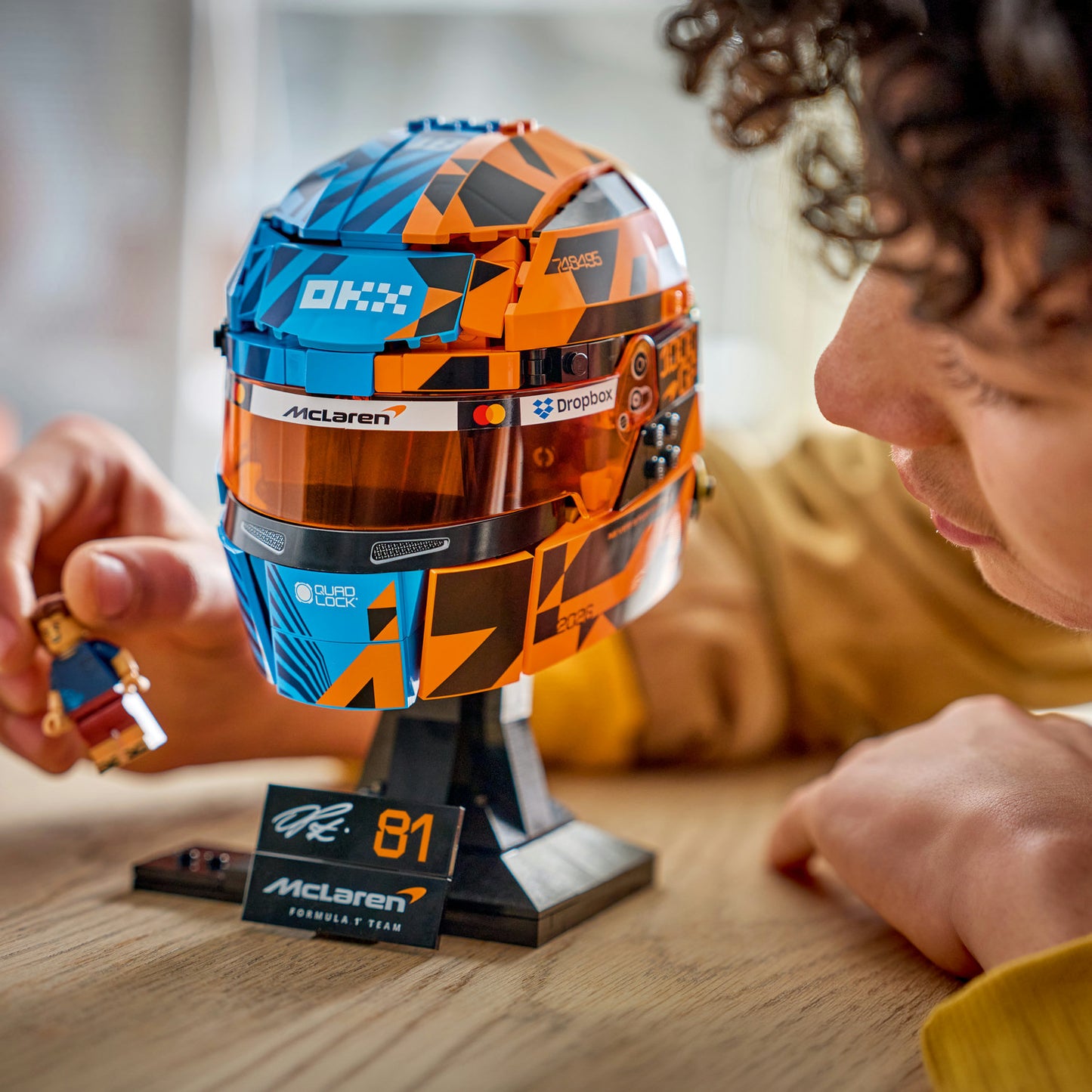 LEGO® Editions Formula 1 McLaren Mastercard F1 Team Oscar Piastri Helmet 43017