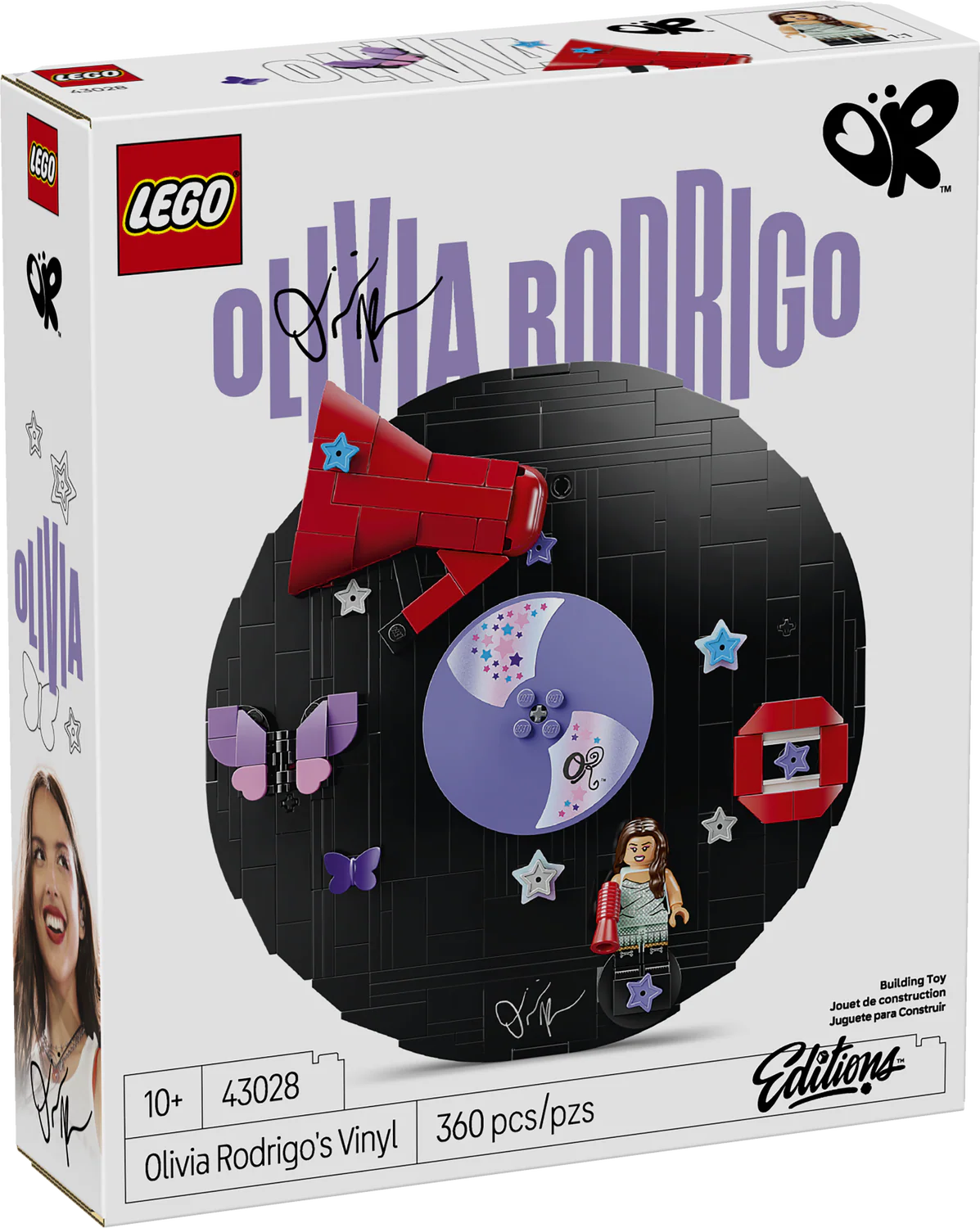 LEGO® Editions Music Olivia Rodrigo's Vinyl 43028