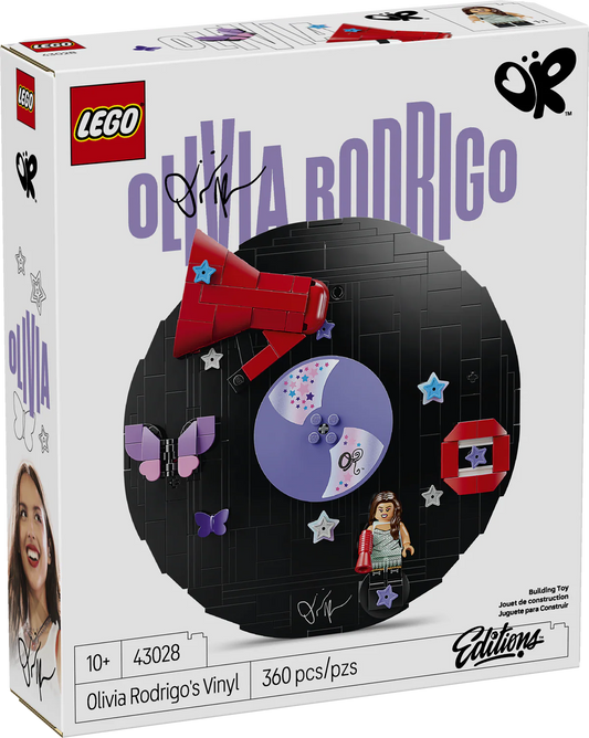 PREORDER NOW! LEGO® Editions Music Olivia Rodrigo's Vinyl 43028
